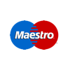 Footer payment logo: Maestro