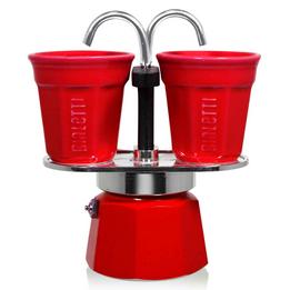 Overview second image: Bialetti Mini Express rood 2-kops